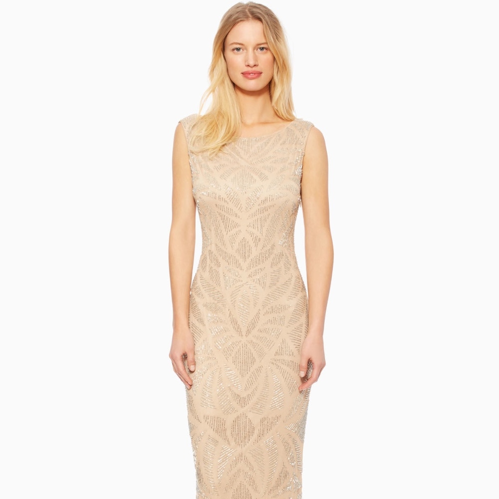 Parker Black Sand Sequined Maxi Dress